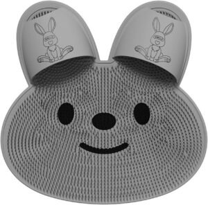 Foot Scrubber Matt for Shower Floor with Non-Slip Suction Cups
