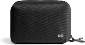 DailyObjects Vault Tech Kit Organiser for Canon EOS R50V | Compact Travel Case for Camera Cables, Chargers, Memory Cards & Accessories | Durable & Stylish Storage Pouch